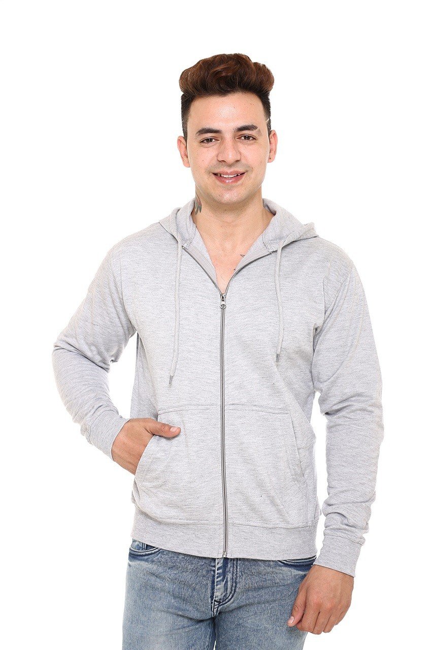 Light Grey -Polaris Zipper Hoodie