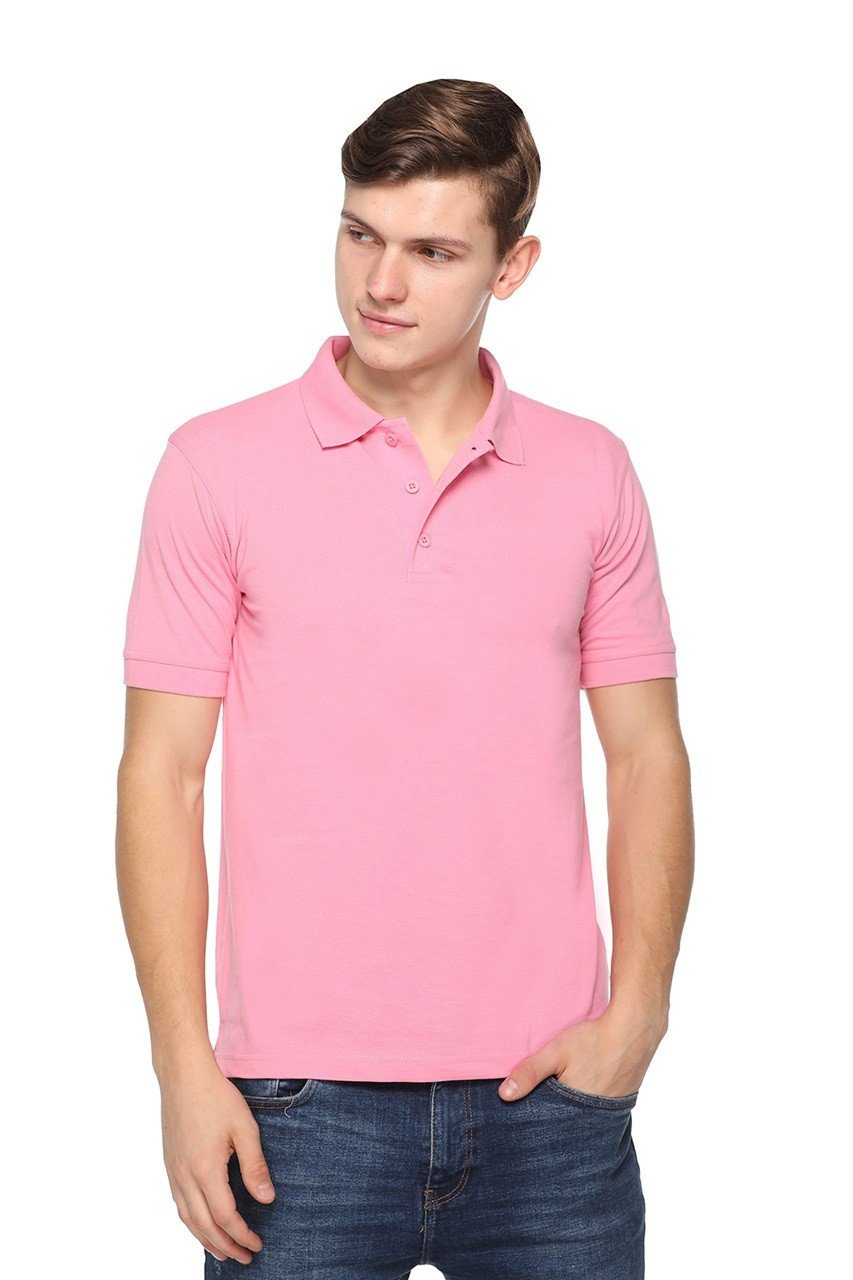 Pink-Pikmee Fast Tees  polo t shirt