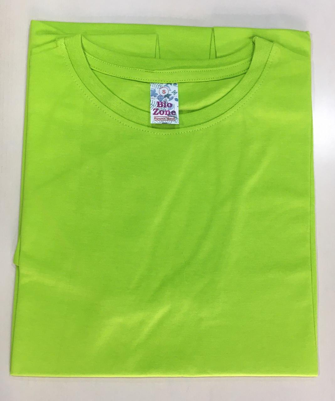 Parrot Green-Bio Zone Round neck t shirt
