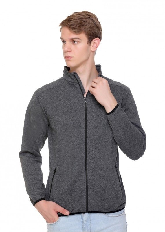 Grey-Color North Pole Sweatshirt Jacket