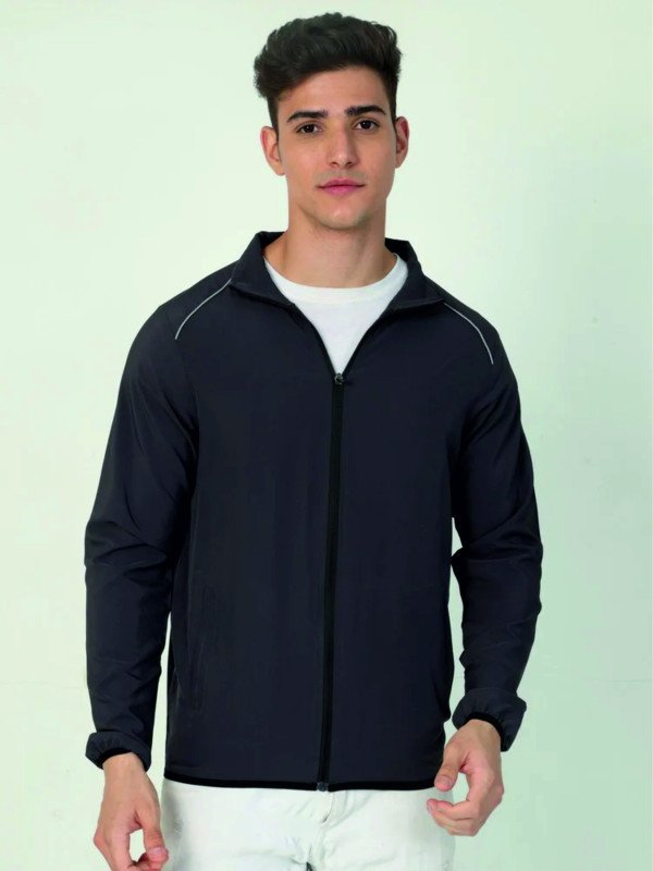 Grey-Sports Reflector Jacket