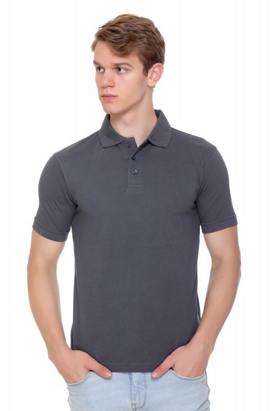 Steel Grey-Pikmee Fast tees  polo t shirt