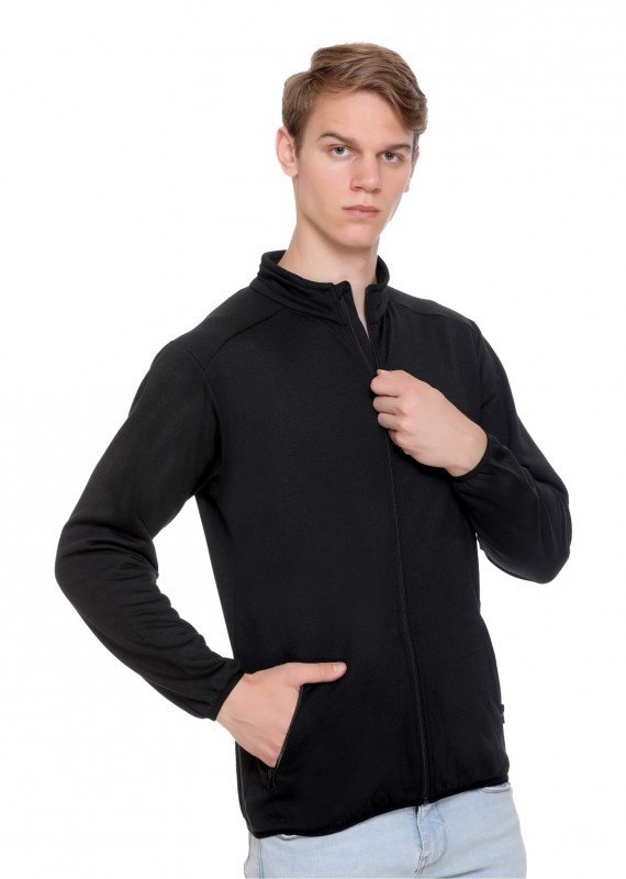 Black- North Pole Sweatshirt Jacket