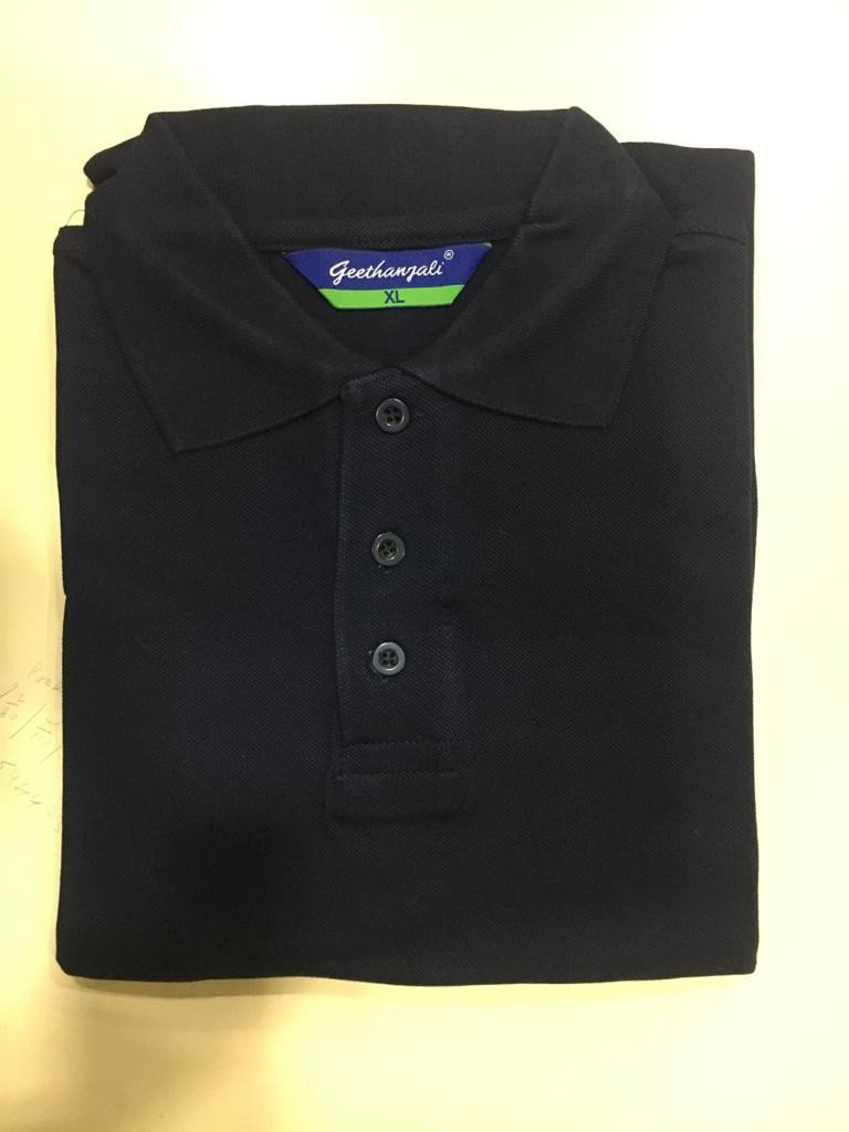 Black-GeeBlackthanjali Polo Neck T shirt