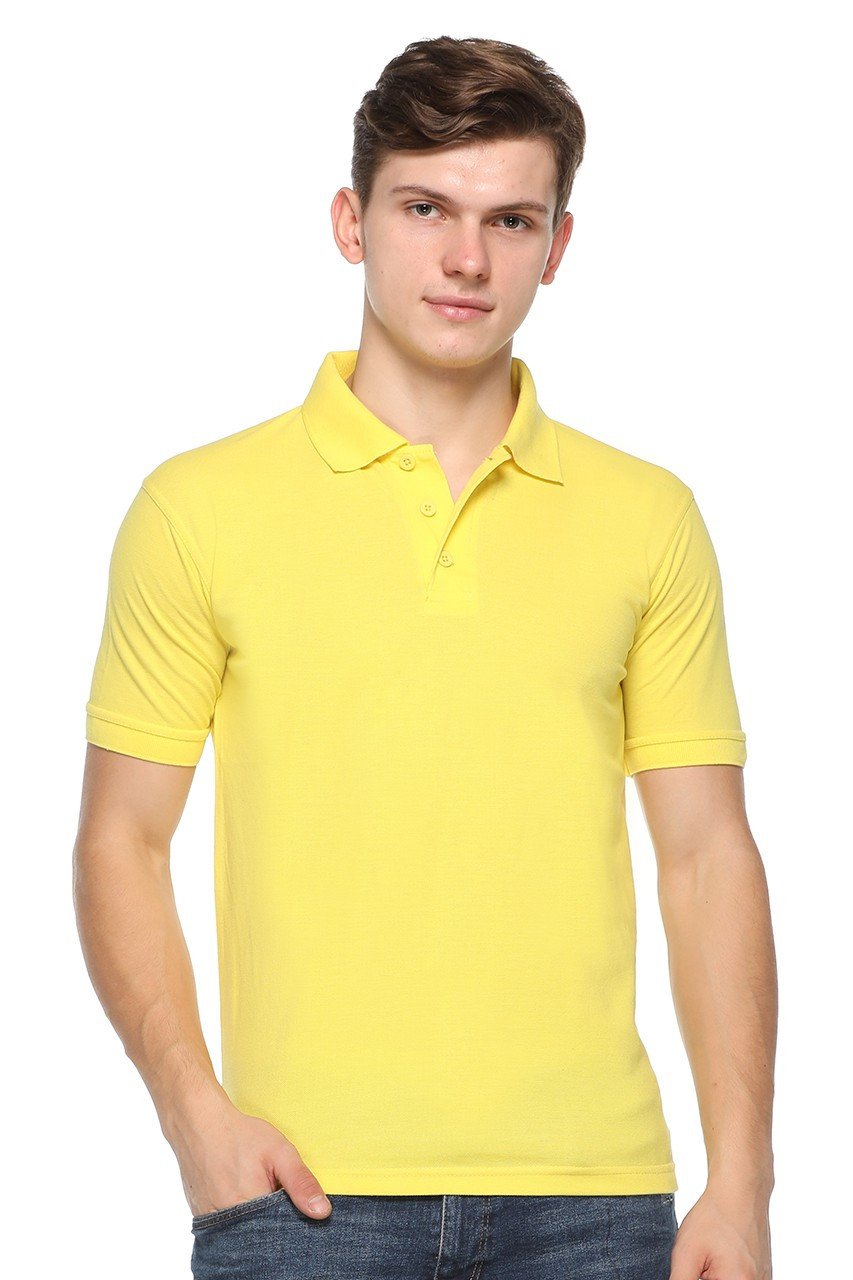 Yellow-Pikmee Fast Tees  polo t shirt